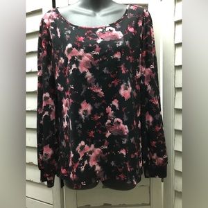 J Jill long sleeve top size L